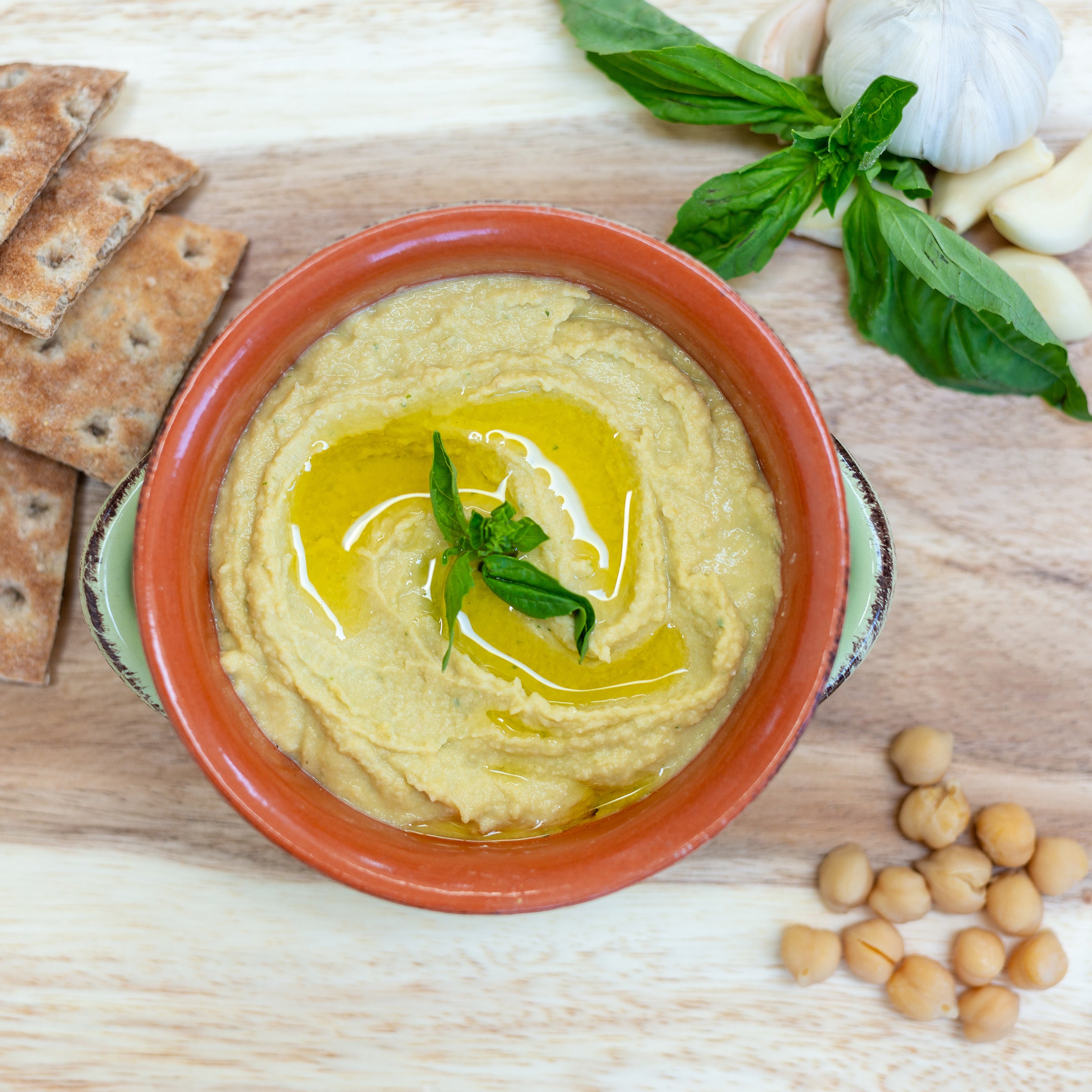 Basil & Garlic Hummus