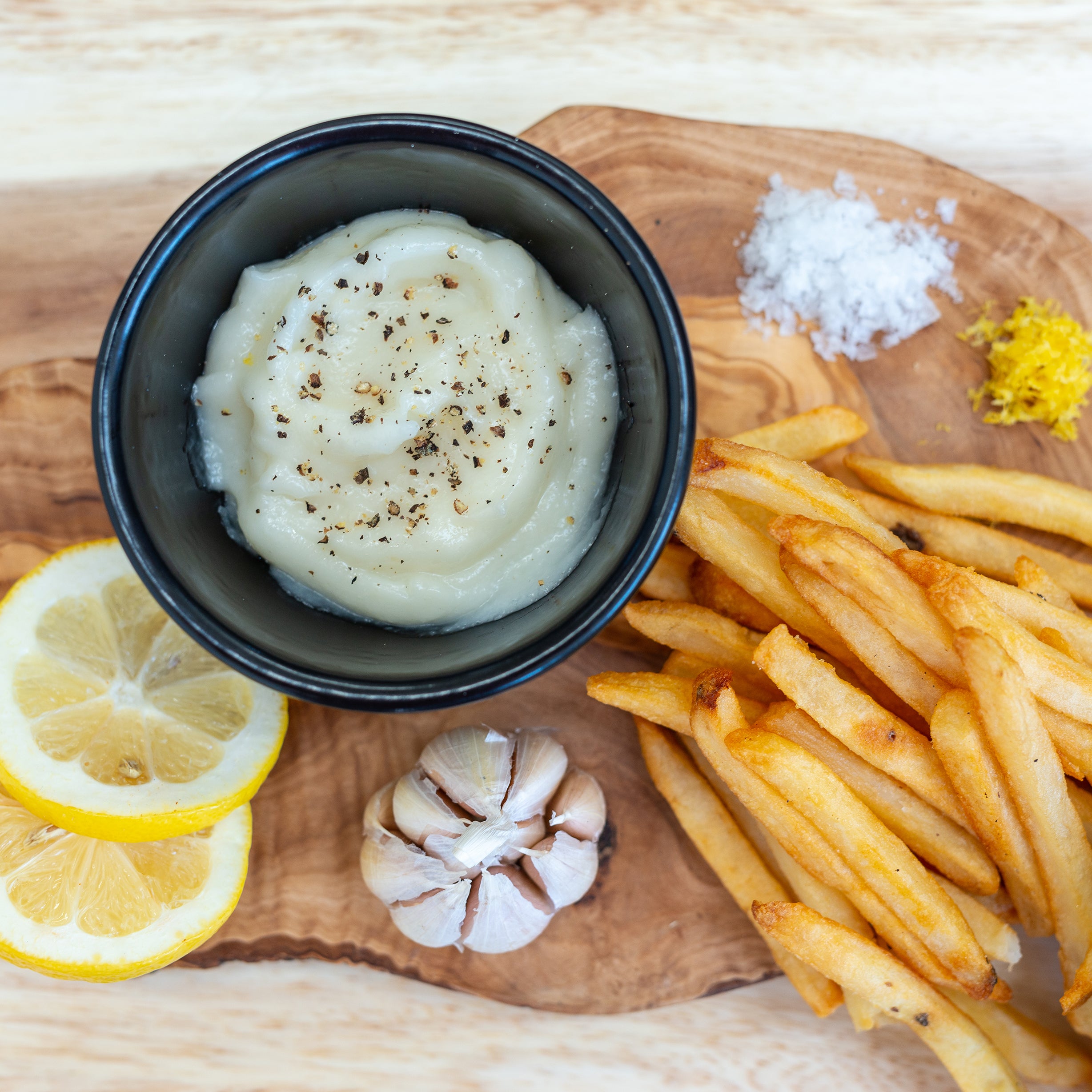 Lebanese Garlic Sauce / Toum - Original – Habibis Mediterranean